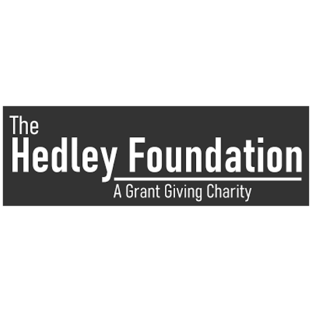 The Hedley Foundation logo in black & white
